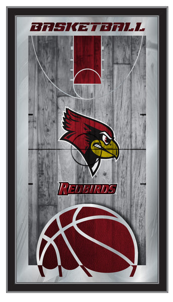 Illinois State University Redbirds Logo Basketball Mirror