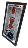 Illinois Fighting Illini Logo Basketball Mirror