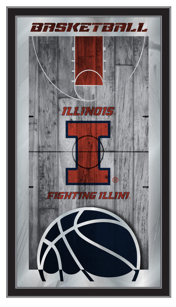 Illinois Fighting Illini Logo Basketball Mirror