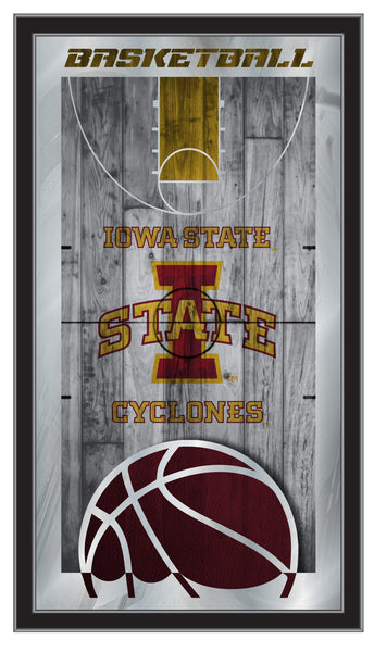 Iowa State Cyclones Logo Basketball Mirror