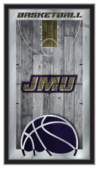 James Madison University Dukes Logo Basketball Mirror by Holland Bar Stool Company
