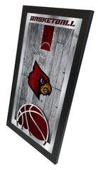 Louisville Cardinals Logo Basketball Mirror