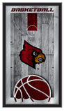 Louisville Cardinals Logo Basketball Mirror