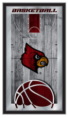 University of Louisville Cardinals Logo Basketball Mirror by Holland Bar Stool Company