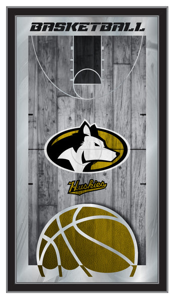 Michigan Tech University Huskies Logo Basketball Mirror
