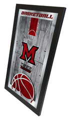 Miami University RedHawks Logo Basketball Mirror