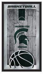 Michigan State Spartans Logo Basketball Mirror