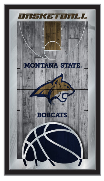Montana State Bobcats Logo Basketball Mirror