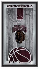 University of Montana Grizzlies Logo Basketball Mirror by Holland Bar Stool Company
