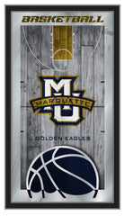 Marquette University Golden Eagles Logo Basketball Mirror by Holland Bar Stool Company