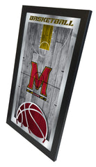 Maryland Terrapins Logo Basketball Mirror