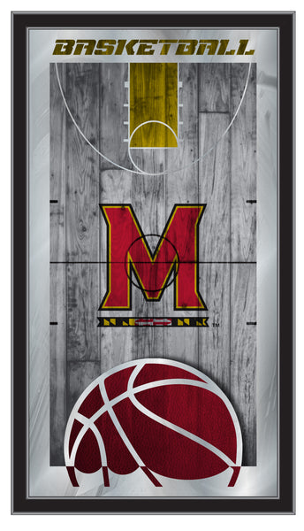 Maryland Terrapins Logo Basketball Mirror