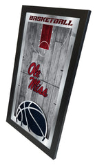 Mississippi Rebels Logo Basketball Mirror
