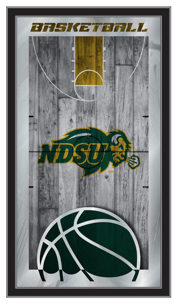 North Dakota State Bison Logo Basketball Mirror