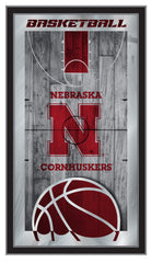 University of Nebraska Cornhuskers Logo Basketball Mirror