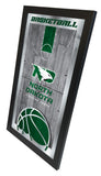 North Dakota Fighting Hawks Logo Basketball Mirror