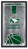 North Dakota Fighting Hawks Logo Basketball Mirror