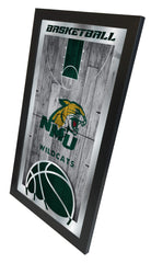 Northern Michigan University Wildcats Logo Basketball Mirror