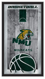 Northern Michigan University Wildcats Logo Basketball Mirror