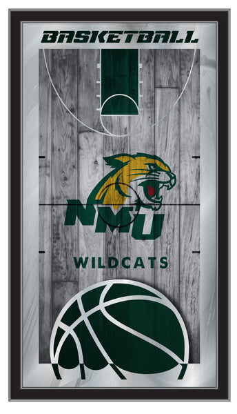Northern Michigan University Wildcats Logo Basketball Mirror