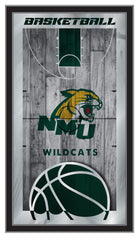 Northern Michigan University Wildcats Logo Basketball Mirror