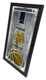 Notre Dame Fighting Irish Logo Basketball Mirror