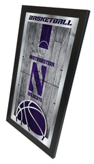 Northwestern Wildcats Logo Basketball Mirror