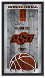 Oklahoma State Cowboys Logo Basketball Mirror