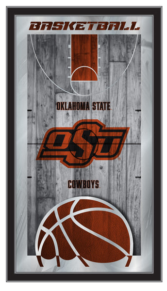 Oklahoma State Cowboys Logo Basketball Mirror
