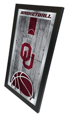 Oklahoma Sooners Logo Basketball Mirror