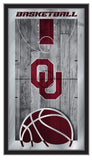 Oklahoma Sooners Logo Basketball Mirror