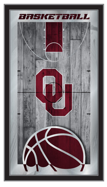 Oklahoma Sooners Logo Basketball Mirror