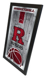 Rutgers Scarlet Knights Logo Basketball Mirror