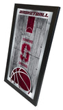 Stanford Cardinals Logo Basketball Mirror