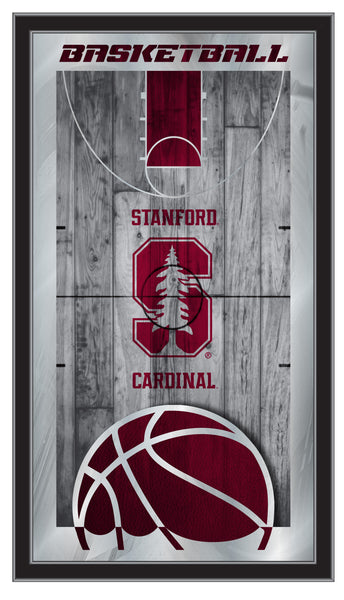 Stanford Cardinals Logo Basketball Mirror