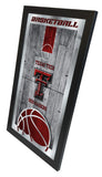 Texas Tech Red Raiders Logo Basketball Mirror