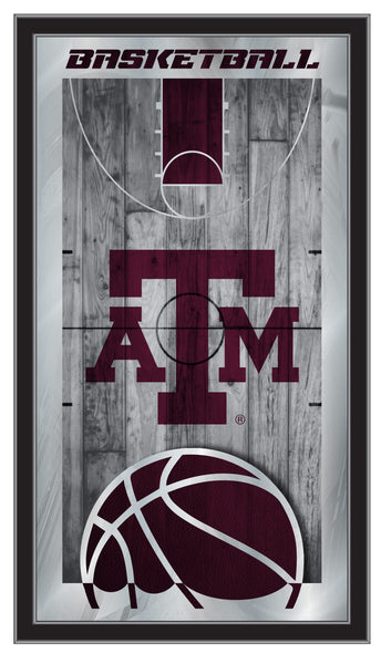Texas A&M Aggies Logo Basketball Mirror