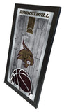 Texas State University Bobcats Logo Basketball Mirror