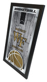 Wake Forest Demon Deacons Logo Basketball Mirror