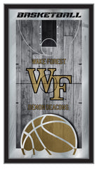 Wake Forest Demon Deacons Logo Basketball Mirror