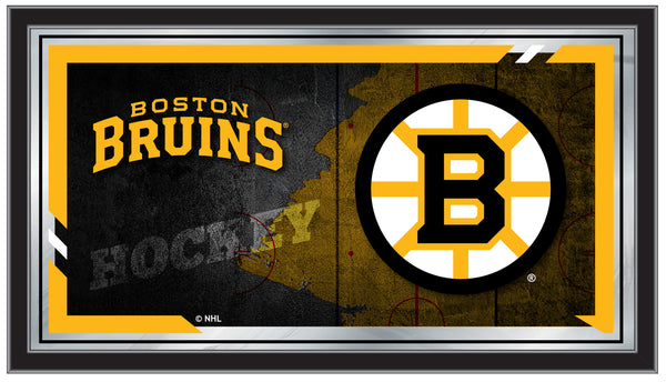 15" X 26" Boston Bruins Collector Mirror