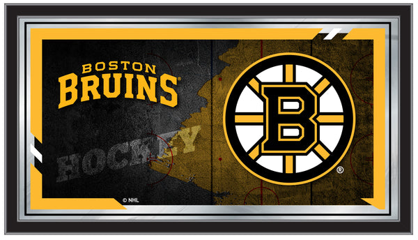 15" X 26" Boston Bruins Collector Mirror