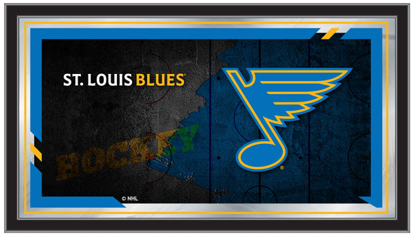 15" X 26" St. Louis Blues Collector Mirror