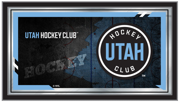 15" X 26" Utah Hockey Club Collector Mirror