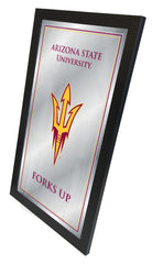Arizona State Sun Devils Fight Song Mirror by Holland Bar Stool Company Home Sport Decor Side View