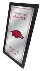 Arkansas Razorbacks Fight Song Mirror by Holland Bar Stool Company Home Sports Decor Side View
