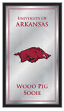Arkansas Razorbacks Logo Fight Song Mirror