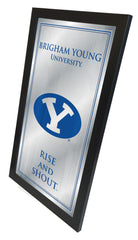BYU Cougars Fight Song Mirror by Holland Bar Stool Company Home Sports Decor Side View