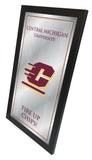 Central Michigan Chippewas Logo Fight Song Mirror