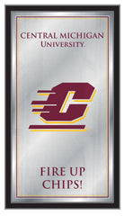 Central Michigan Chippewas Fight Song Mirror by Holland Bar Stool Company Home Sports Decor